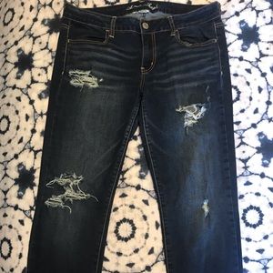 American Eagle Ripped Skinny Jeans
